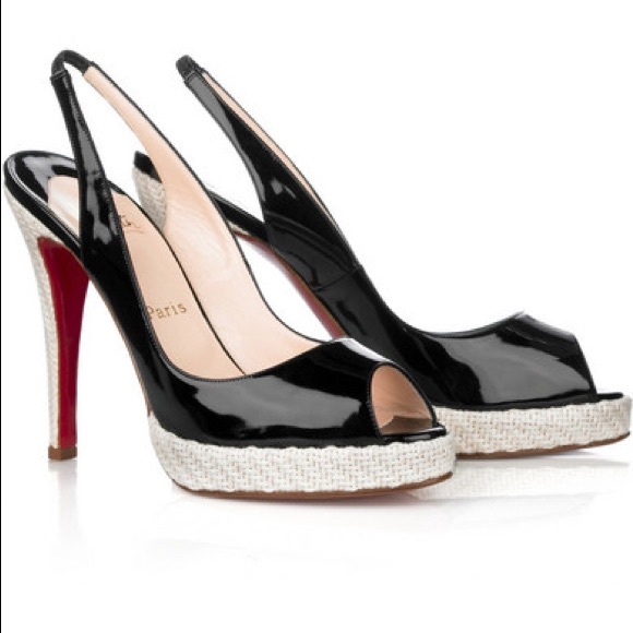 Christian Louboutin Shoes - 💕Christian Louboutin Yoyo Zeppa Slingback Heel-37